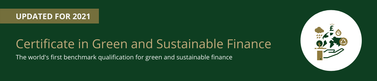 Green and Sustainable Finance Certificate